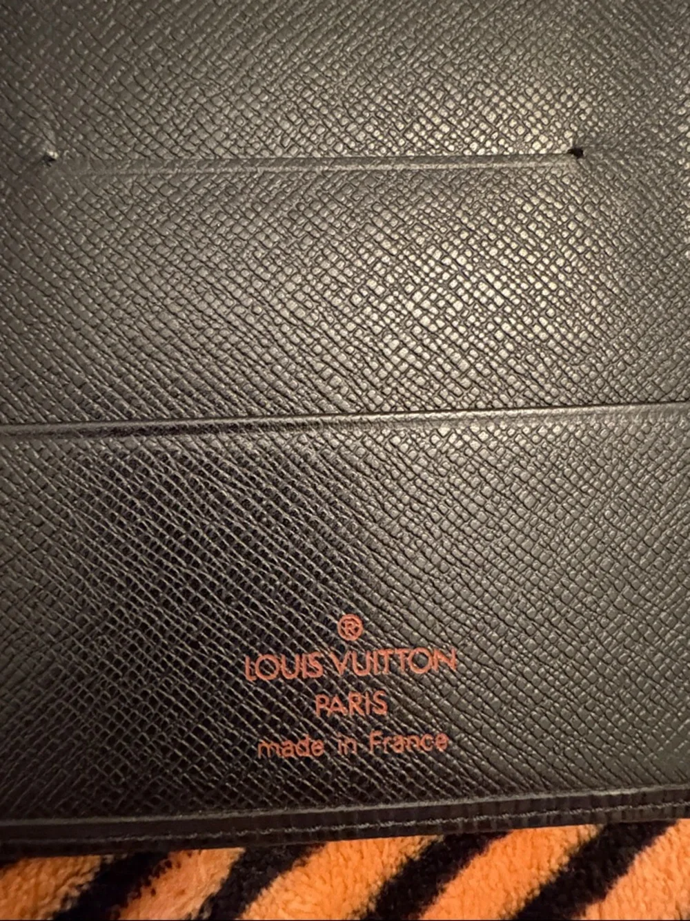 Louis Vuitton Black Epi Leather Money Clip Wallet